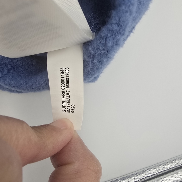 Polo Ralph Lauren 1992 Hoodie Medium Cotton-Blend Logo Fleece Pullover Blue - Picture 7 of 9